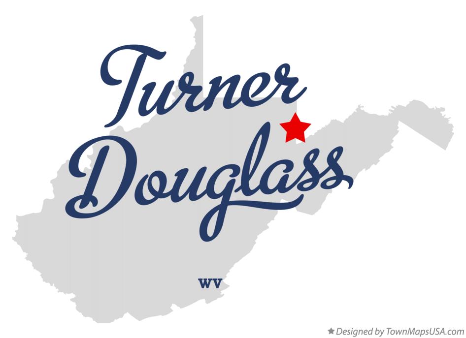 Map of Turner Douglass West Virginia WV
