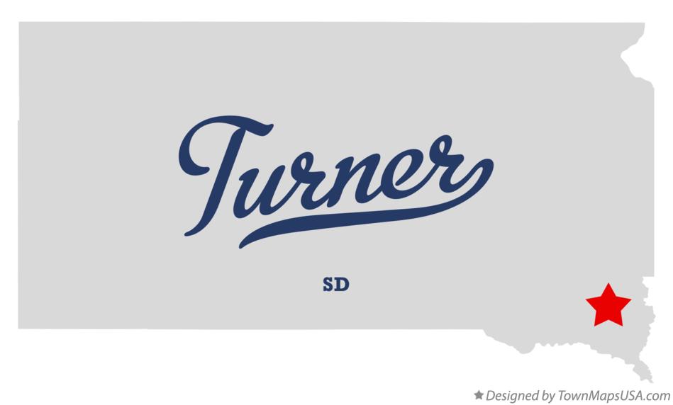 Map of Turner South Dakota SD