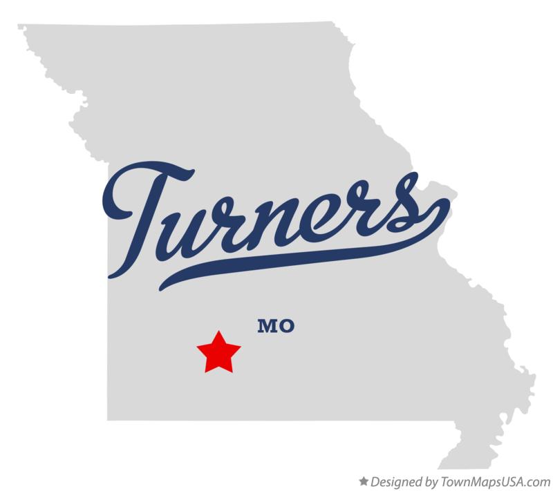 Map of Turners Missouri MO