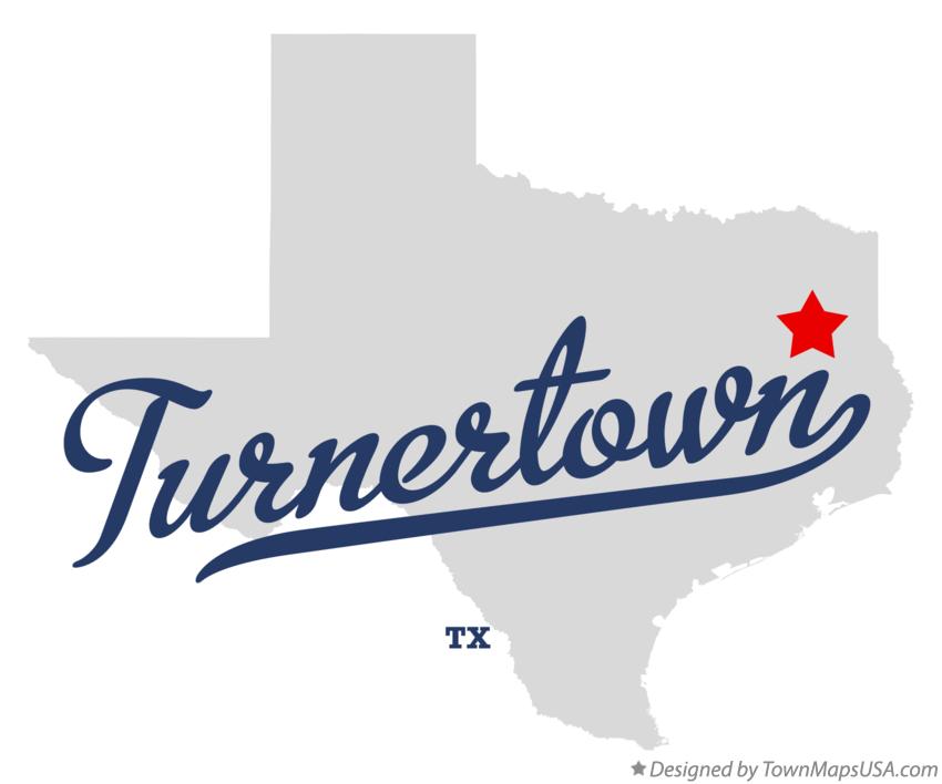 Map of Turnertown Texas TX