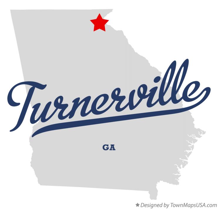 Map of Turnerville Georgia GA