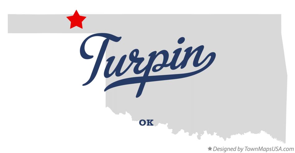 Map of Turpin Oklahoma OK