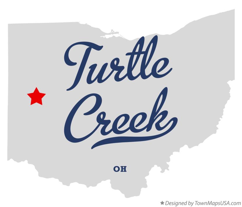 Map of Turtle Creek Ohio OH
