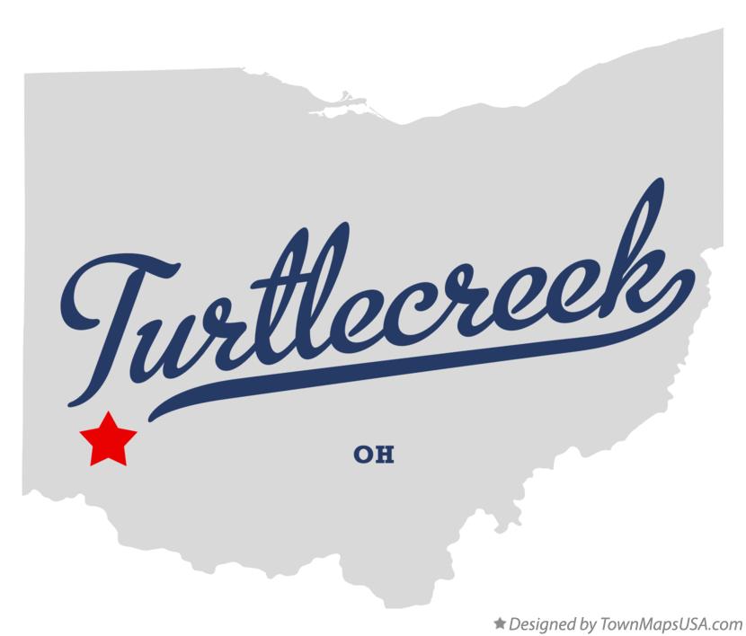 Map of Turtlecreek Ohio OH