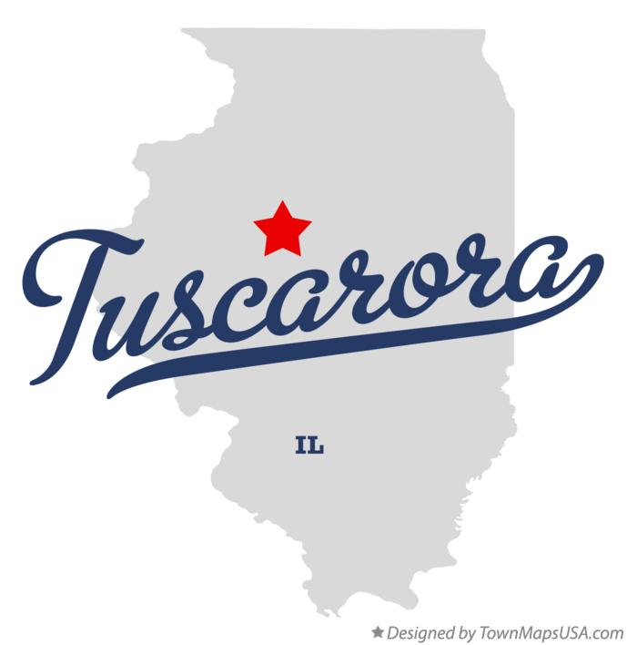 Map of Tuscarora Illinois IL