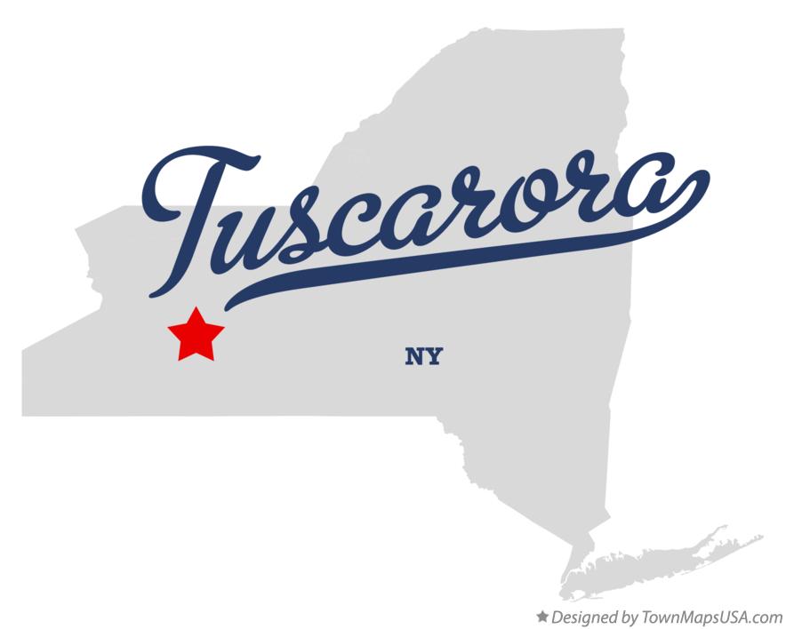 Map of Tuscarora New York NY