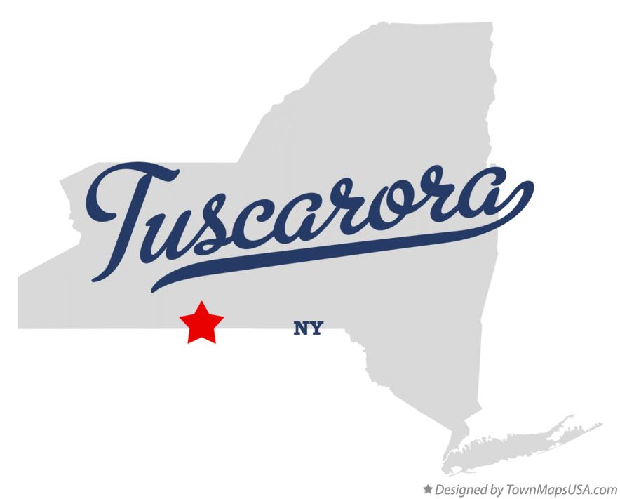 Map of Tuscarora New York NY