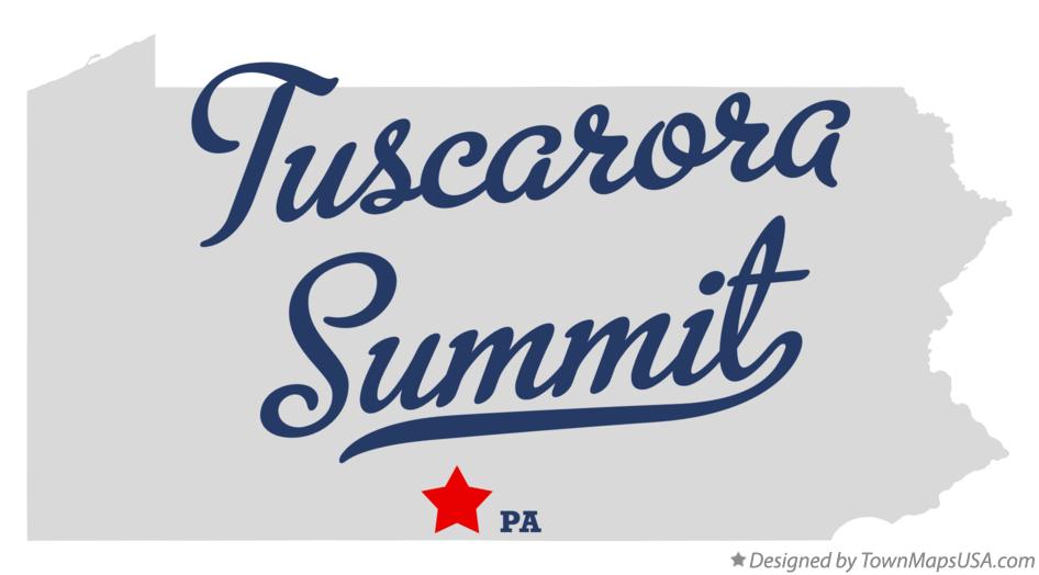 Map of Tuscarora Summit Pennsylvania PA