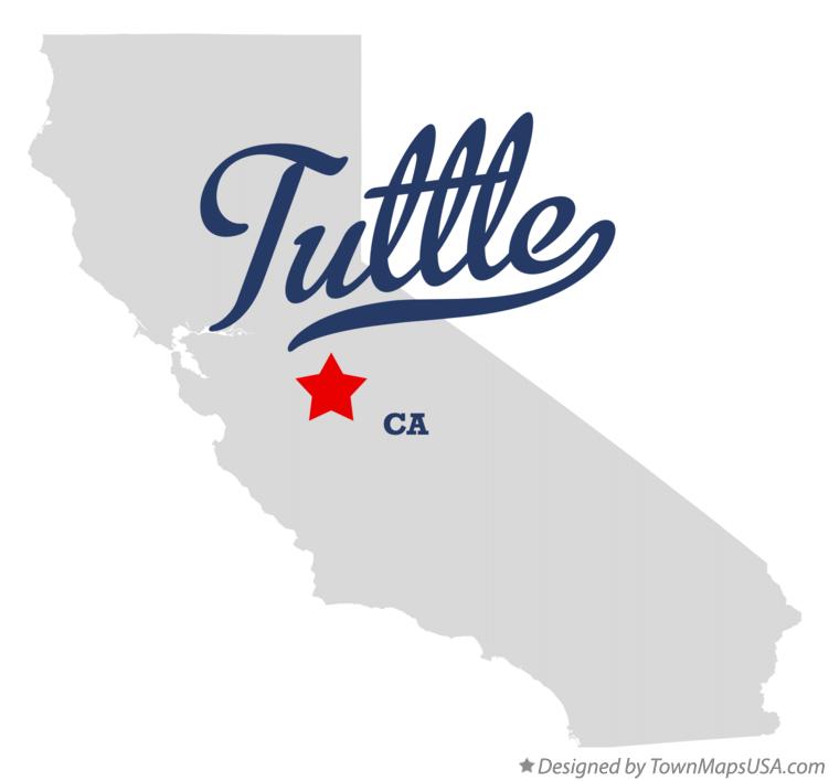 Map of Tuttle California CA