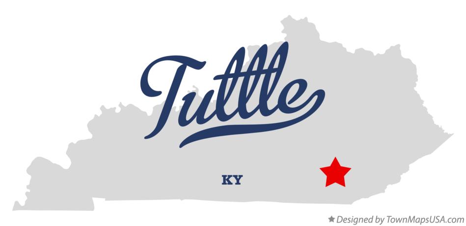 Map of Tuttle Kentucky KY