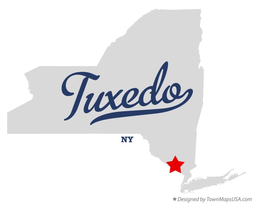 Map of Tuxedo New York NY