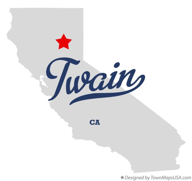 Map of Twain California CA