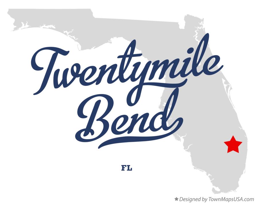 Map of Twentymile Bend Florida FL