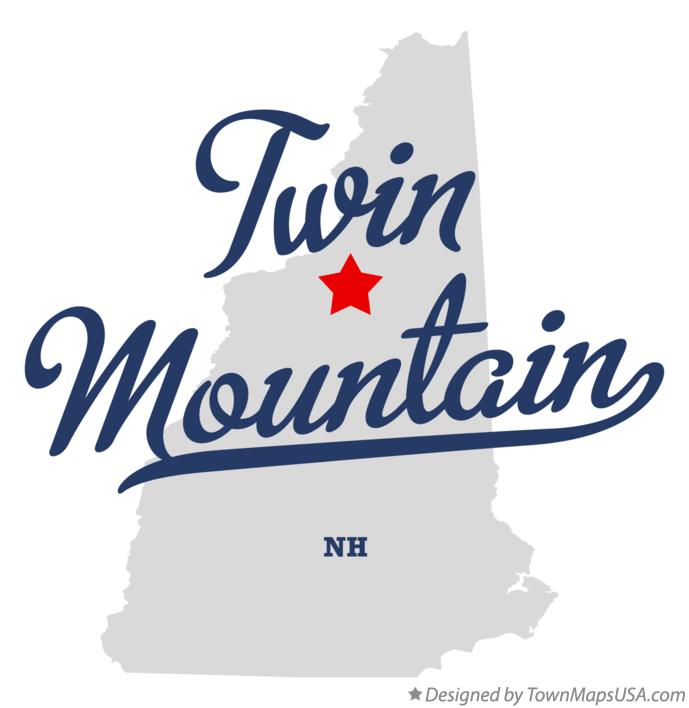 Map of Twin Mountain New Hampshire NH