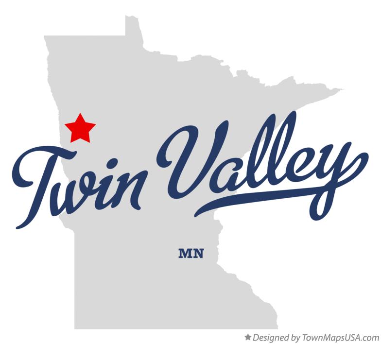 Map of Twin Valley Minnesota MN