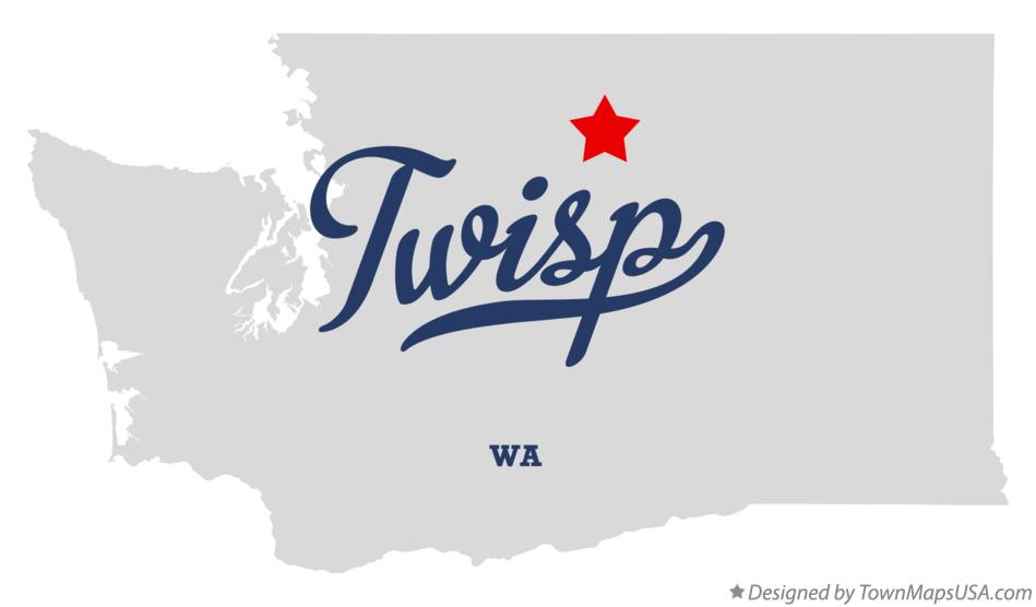 Map of Twisp Washington WA