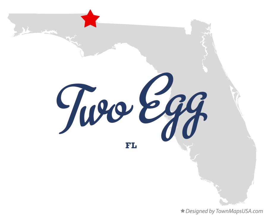 Map of Two Egg Florida FL