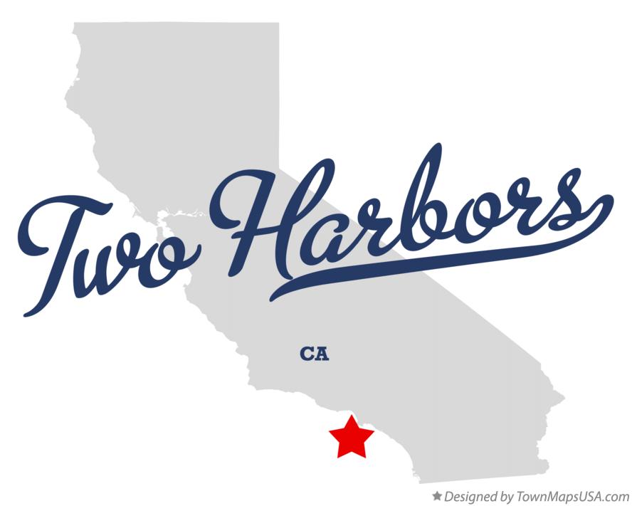 Map of Two Harbors California CA