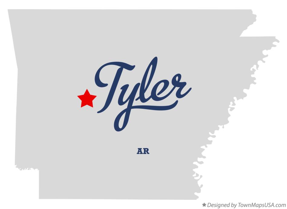 Map of Tyler Arkansas AR