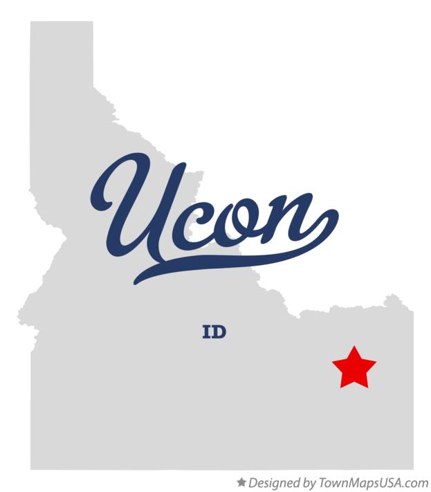 Map of Ucon Idaho ID
