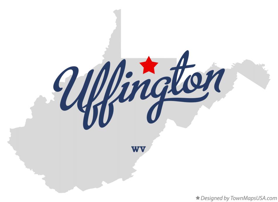 Map of Uffington West Virginia WV