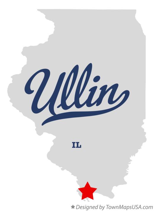 Map of Ullin Illinois IL