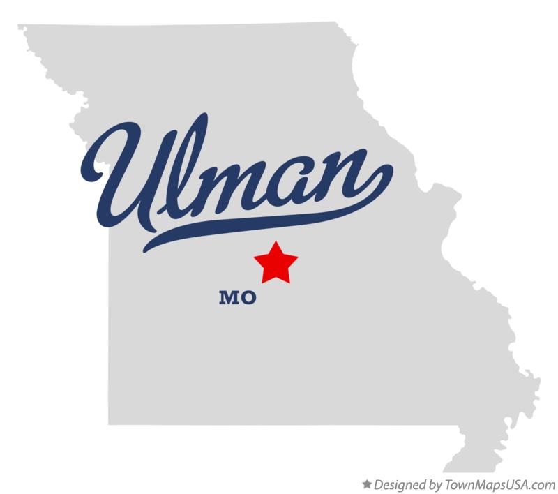 Map of Ulman Missouri MO