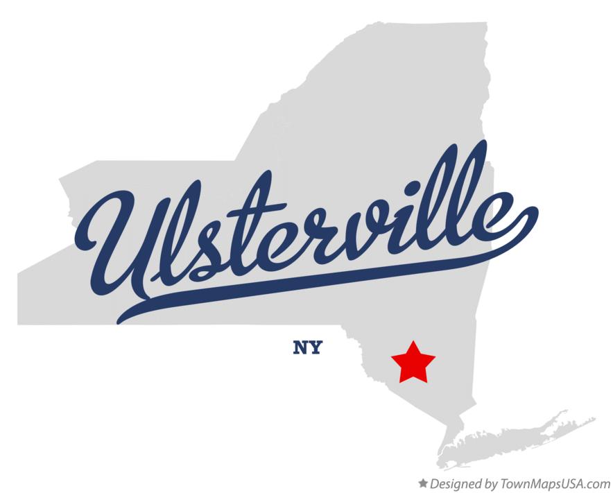 Map of Ulsterville New York NY