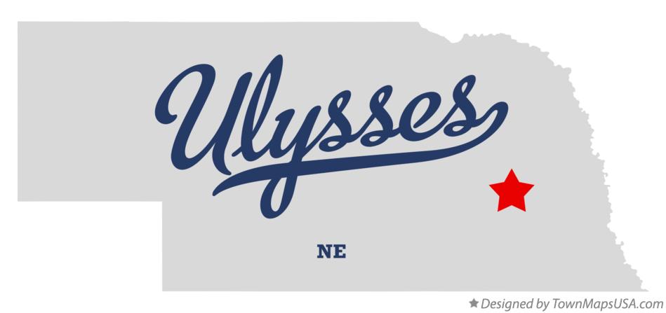 Map of Ulysses Nebraska NE