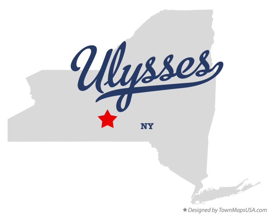 Map of Ulysses New York NY