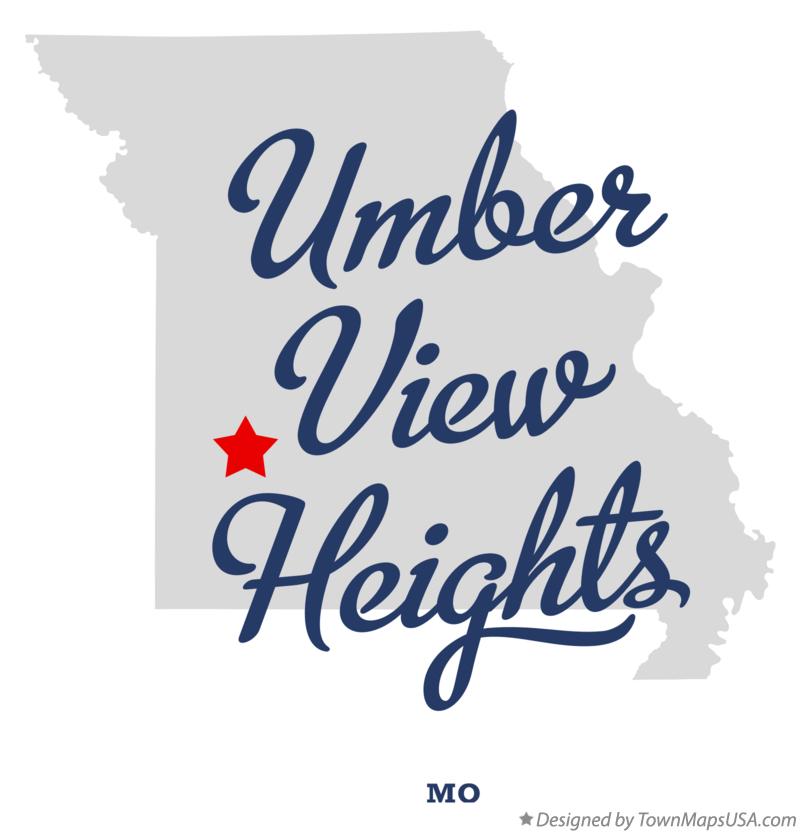 Map of Umber View Heights Missouri MO