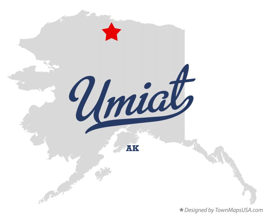 Map of Umiat Alaska AK
