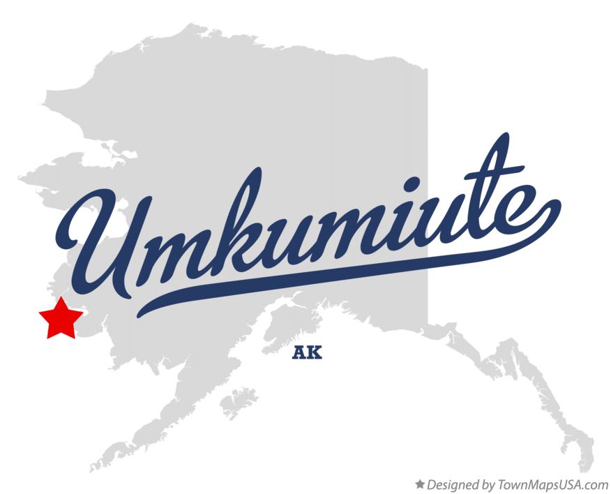 Map of Umkumiute Alaska AK