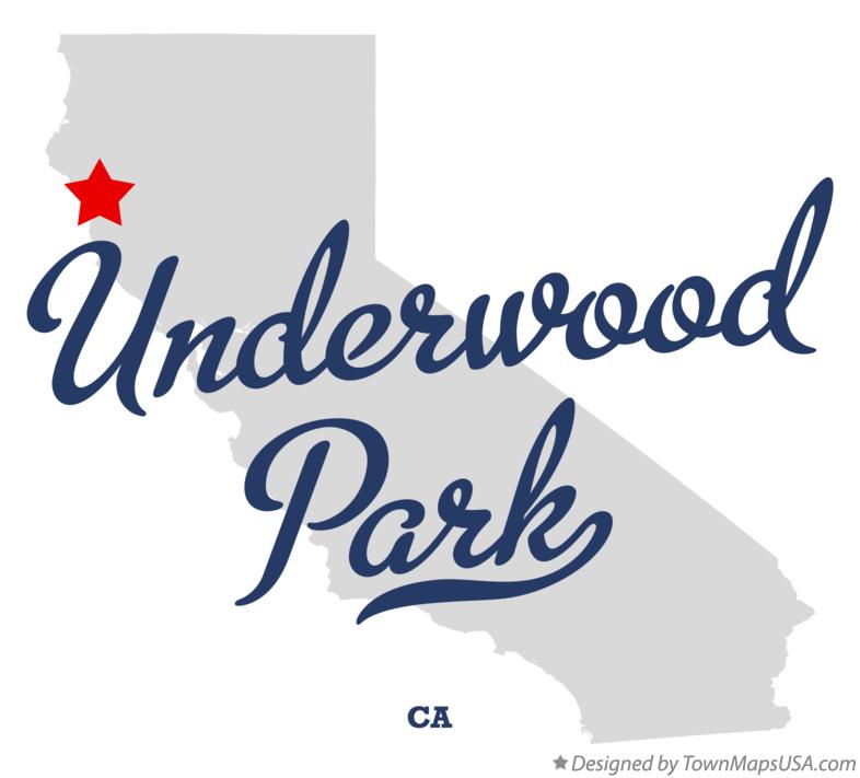 Map of Underwood Park California CA