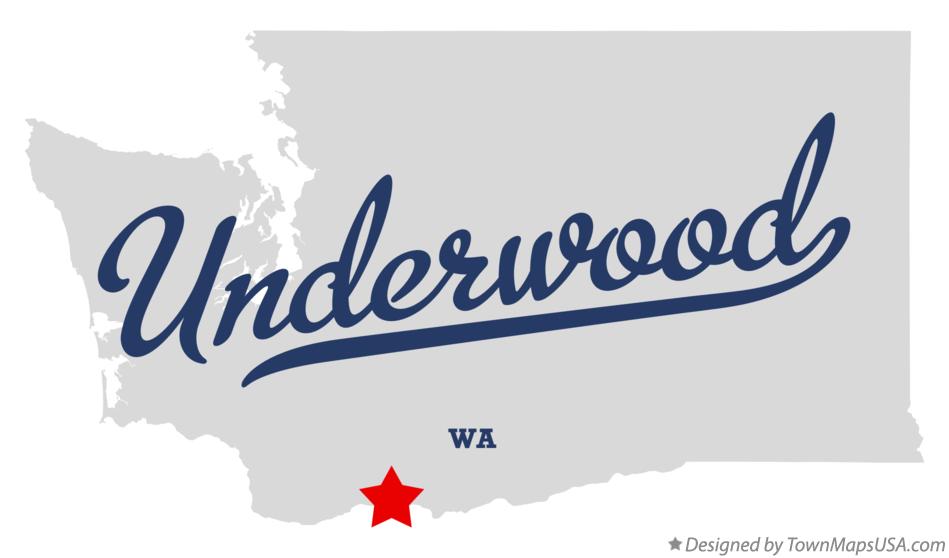 Map of Underwood Washington WA