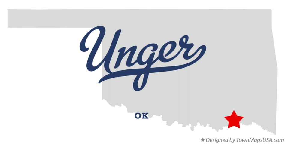 Map of Unger Oklahoma OK