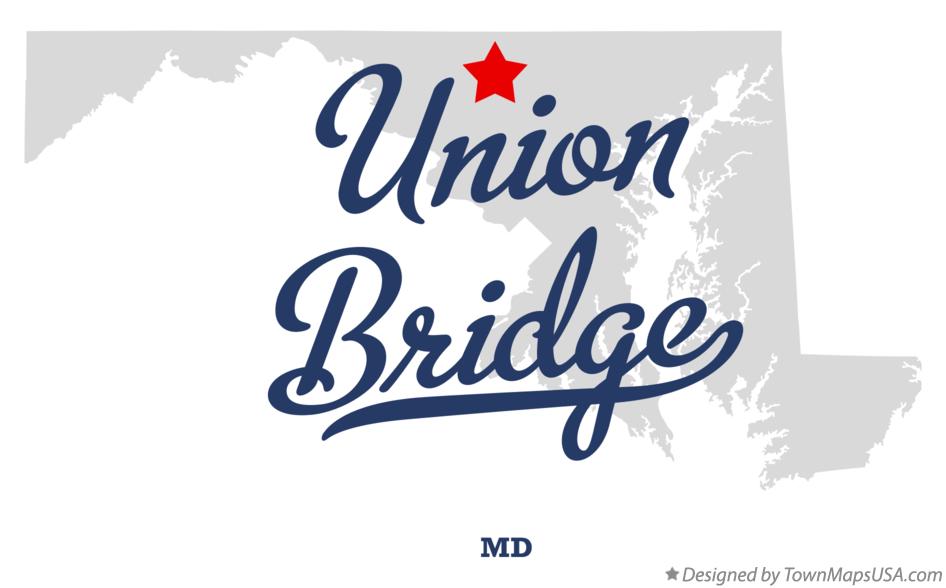 Map of Union Bridge Maryland MD