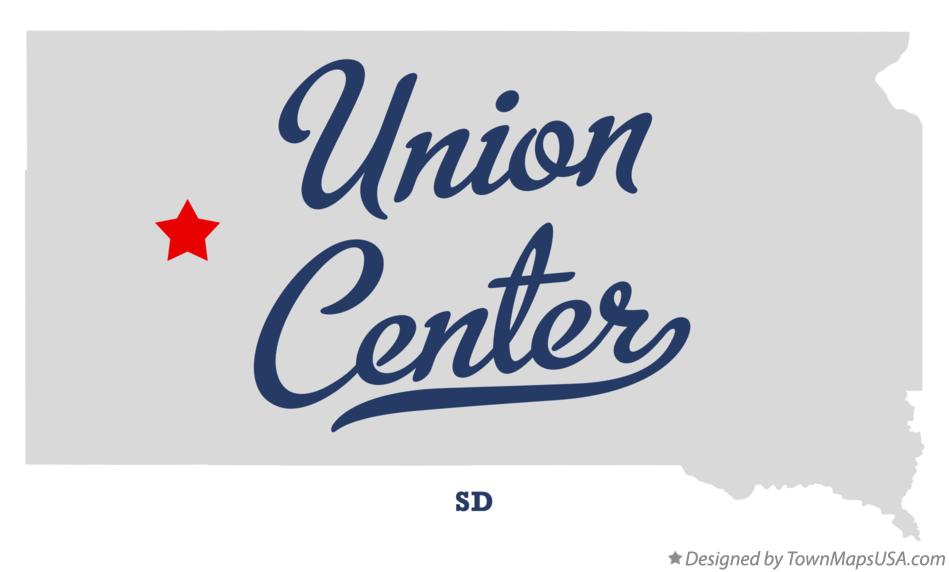 Map of Union Center South Dakota SD