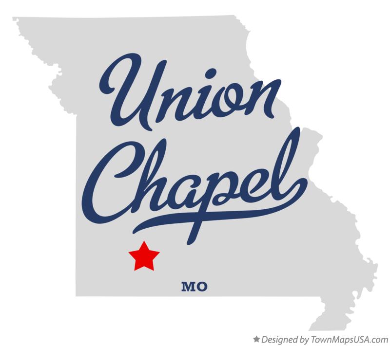 Map of Union Chapel Missouri MO
