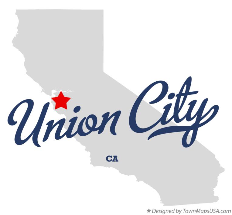 Map Of Union City Ca California