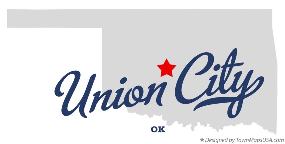 Map of Union City Oklahoma OK