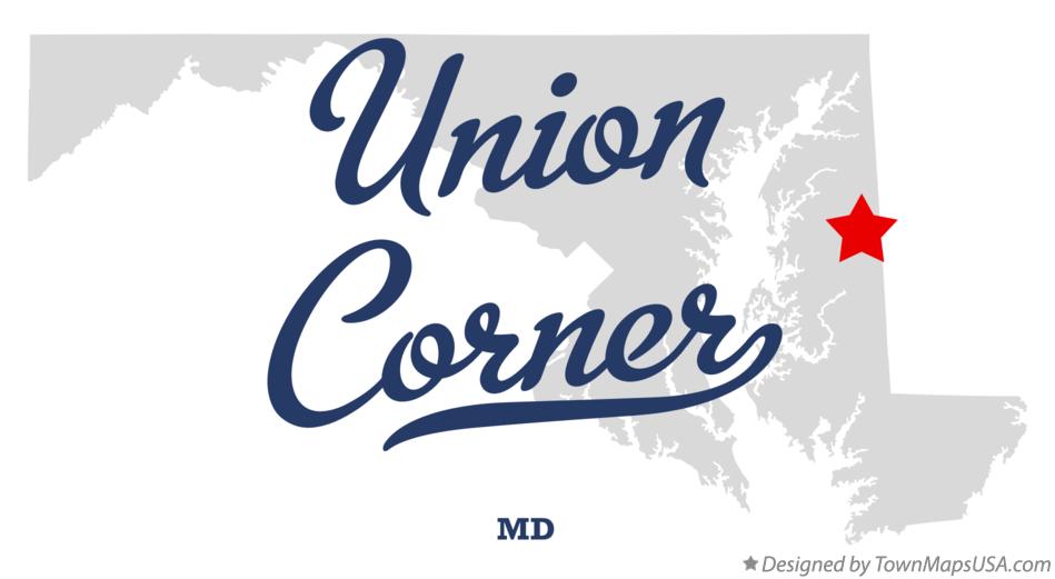 Map of Union Corner Maryland MD