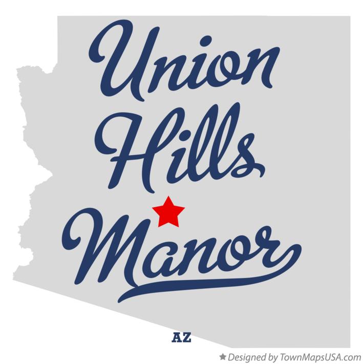 Map of Union Hills Manor Arizona AZ