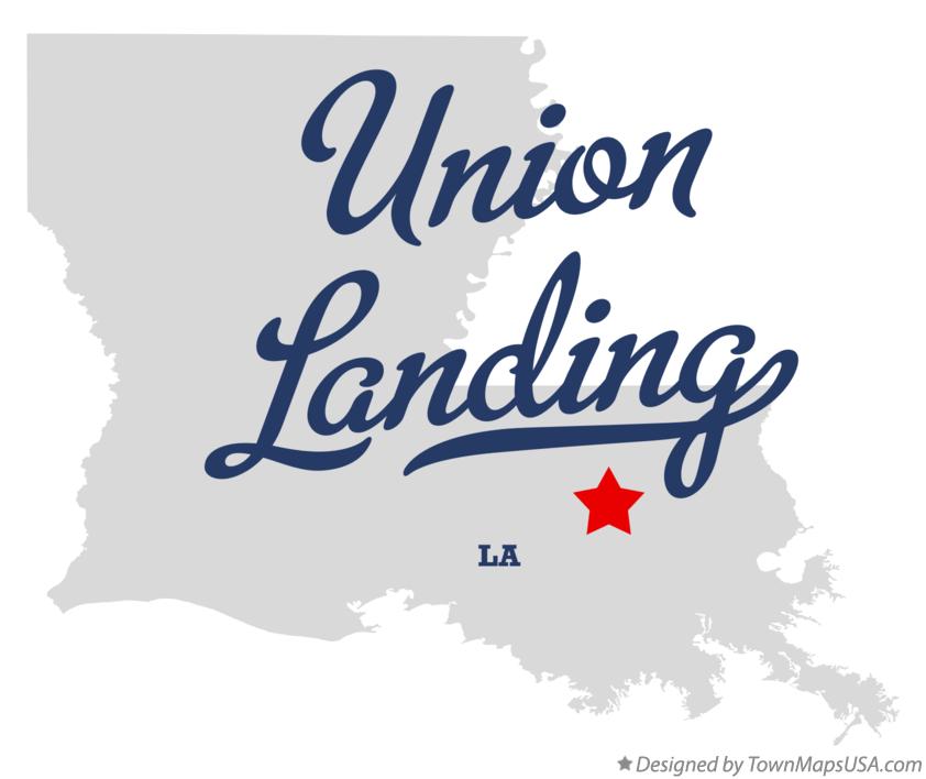 Map of Union Landing Louisiana LA