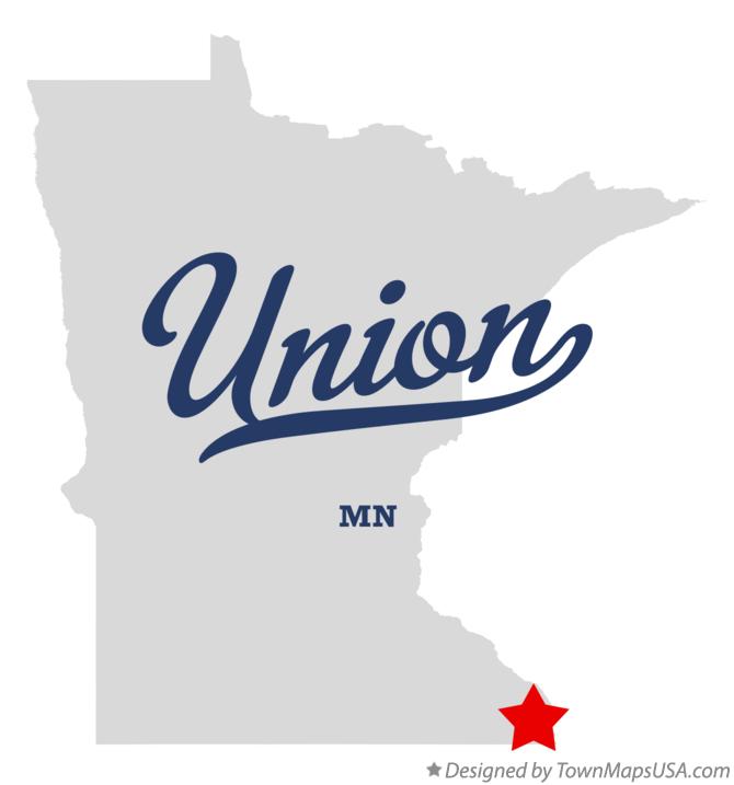Map of Union Minnesota MN