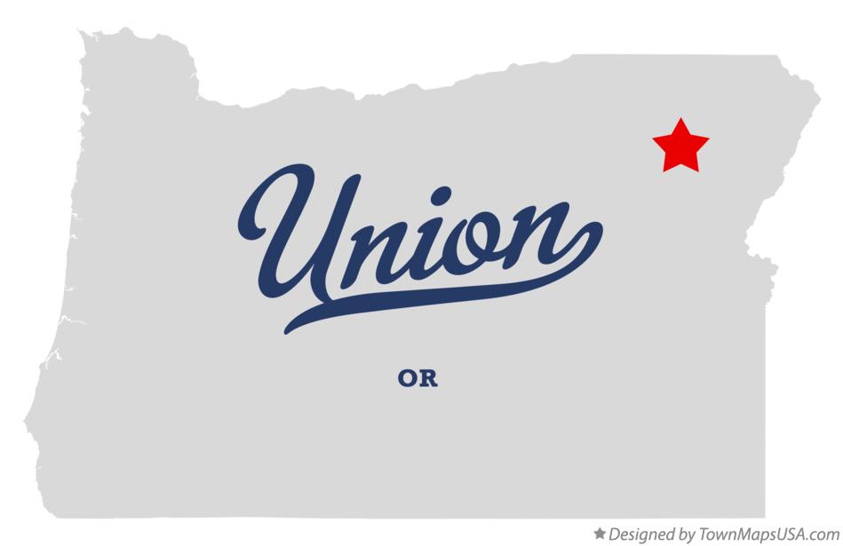 Map of Union Oregon OR