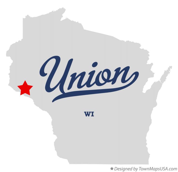 Map of Union Wisconsin WI