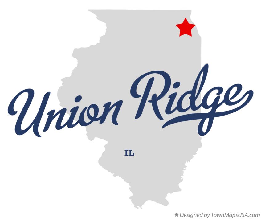 Map of Union Ridge Illinois IL