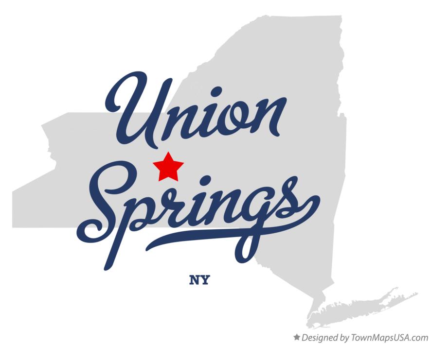 Map of Union Springs New York NY