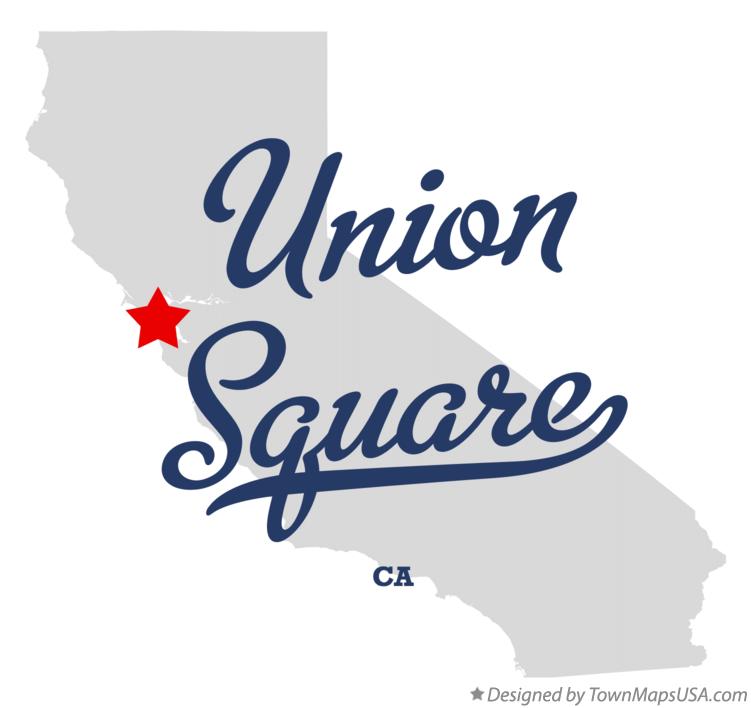 Map of Union Square California CA